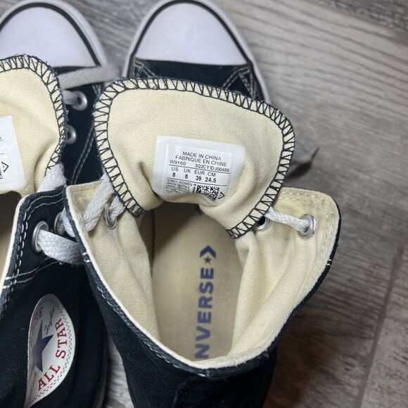 Converse Chuck Taylor All Star Women’s Size 8 High Top Lace Up Sneakers - Picture 10 of 10